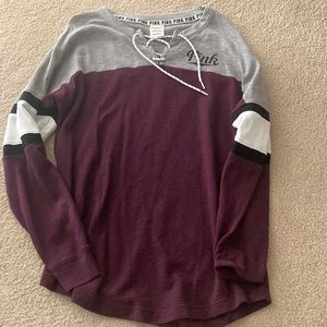 PINK Maroon long sleeve